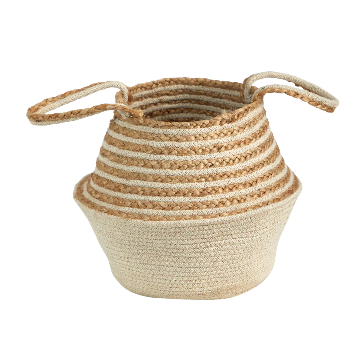 The Sedona 11" Handwoven Artisan Jute Accent Basket