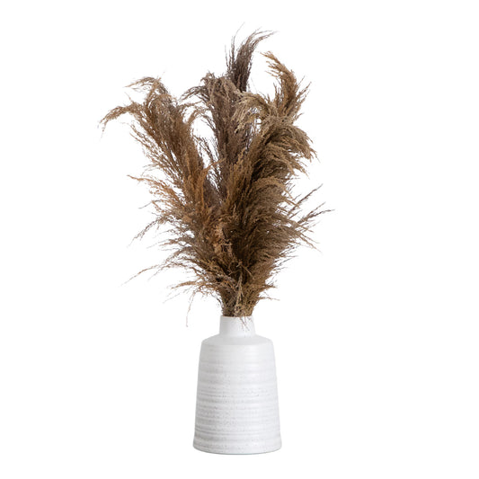 The Tulum 30" Preserved Natural Pampas Plume Arrangement