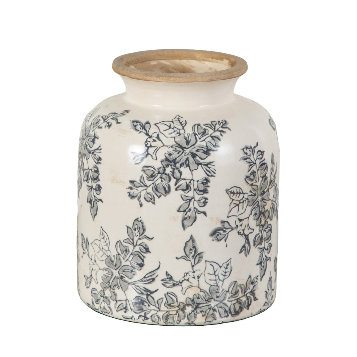 The Florentine 7.5" Stone Glazed Ceramic Urn