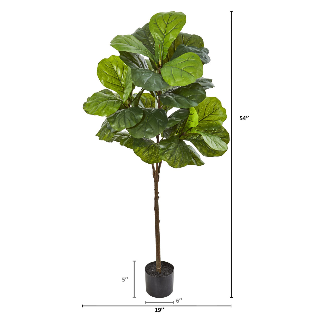 The Highland 54" Real-Touch Architectural Fiddle Leaf Fig