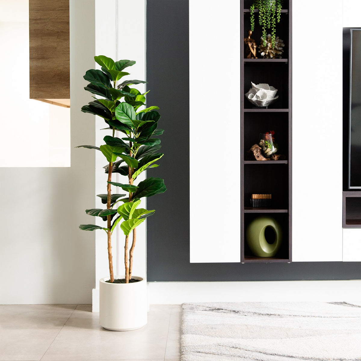 The Highland 5-Foot Architectural Fiddle Leaf Tree