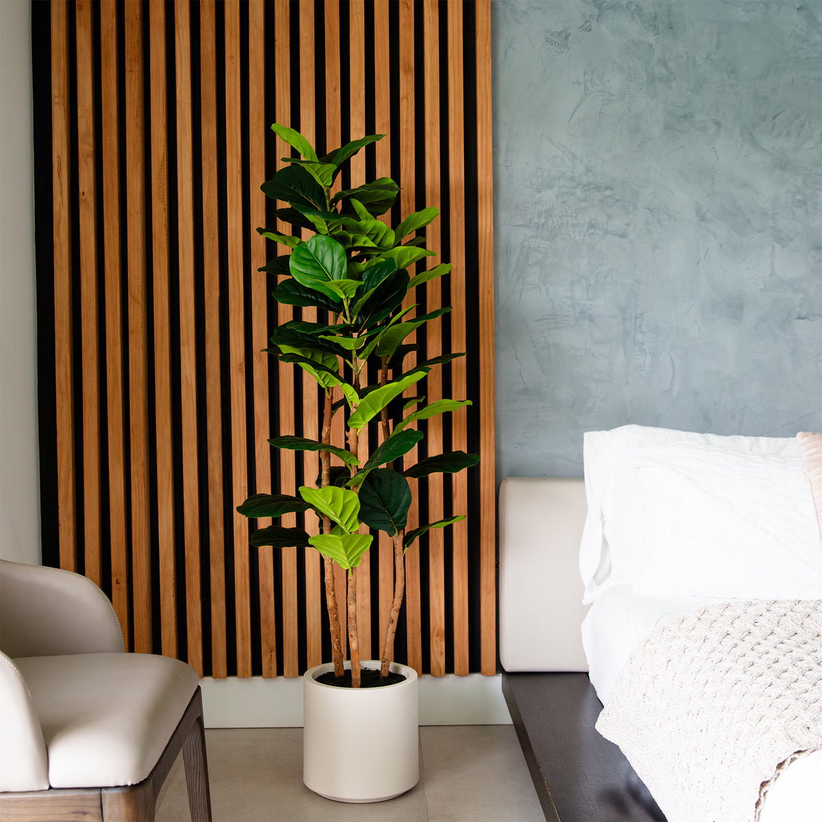 The Highland 5-Foot Architectural Fiddle Leaf Tree