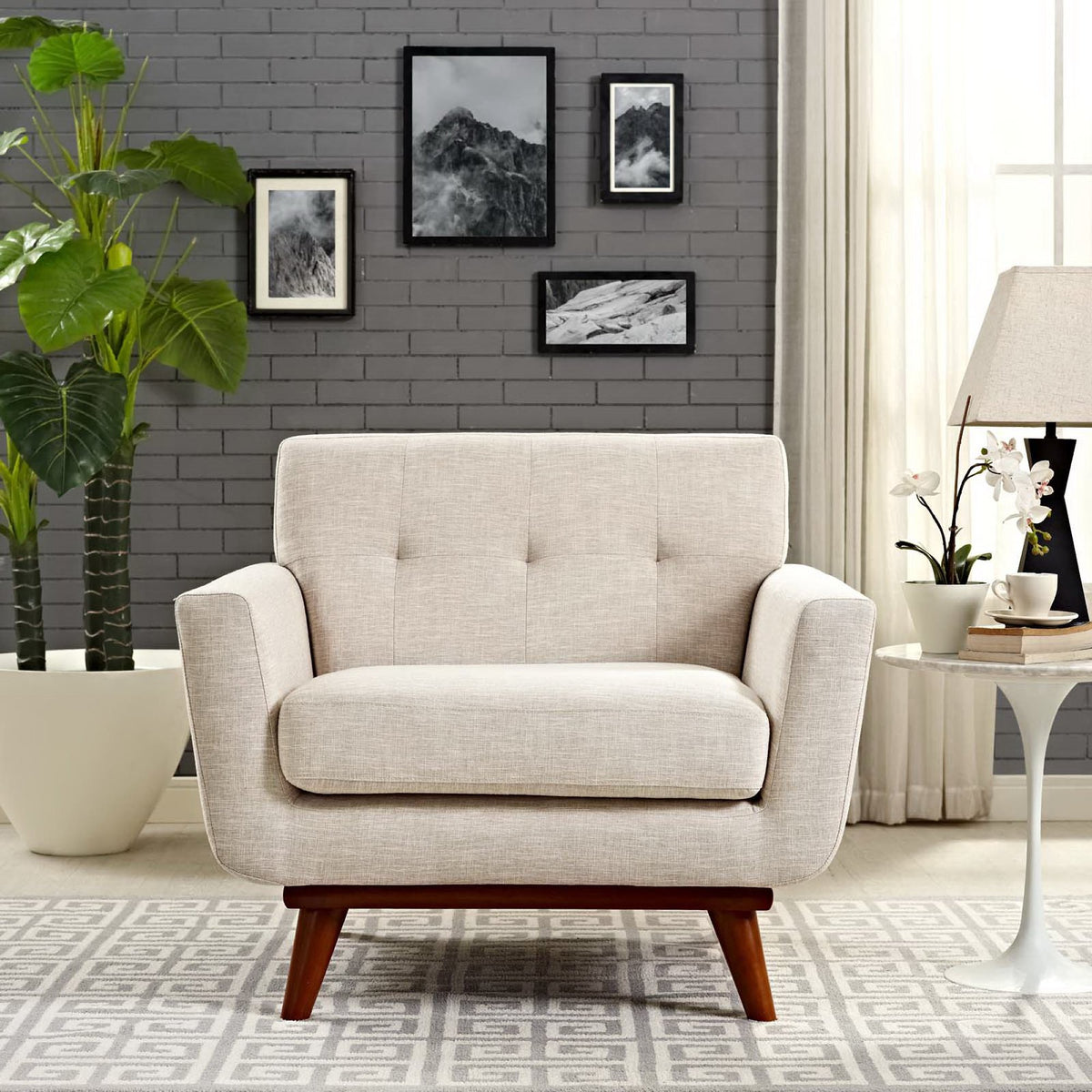 Engage Upholstered Fabric Armchair - Additional View