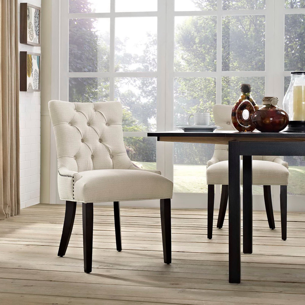 Regent Tufted Fabric Dining Chair - Additional View
