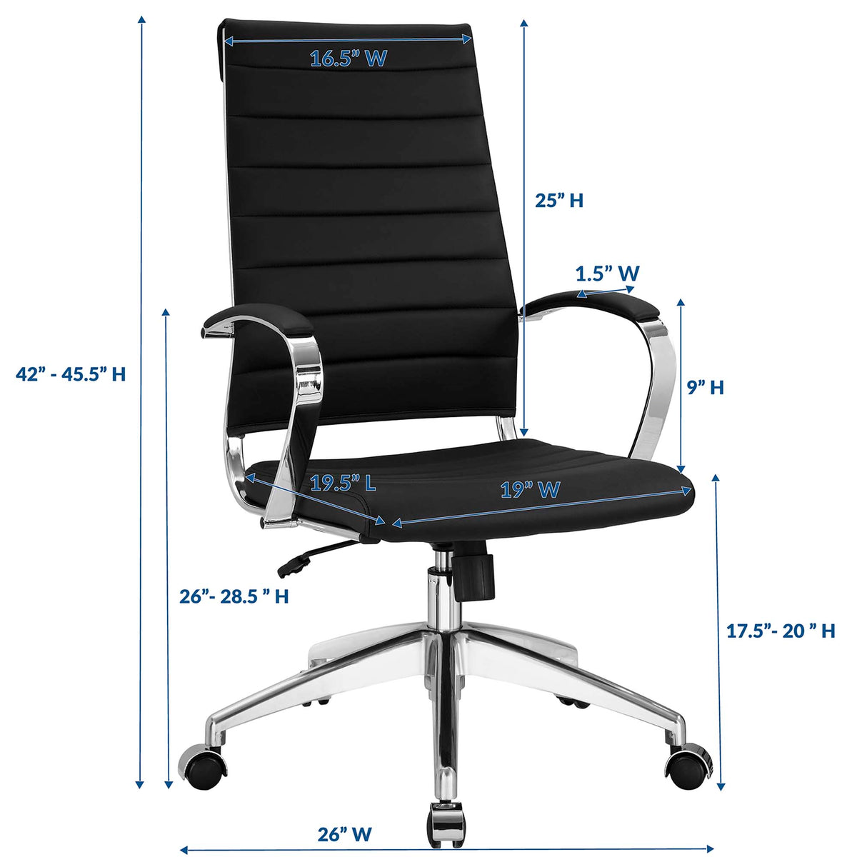 Jive Highback Office Chair - Additional View