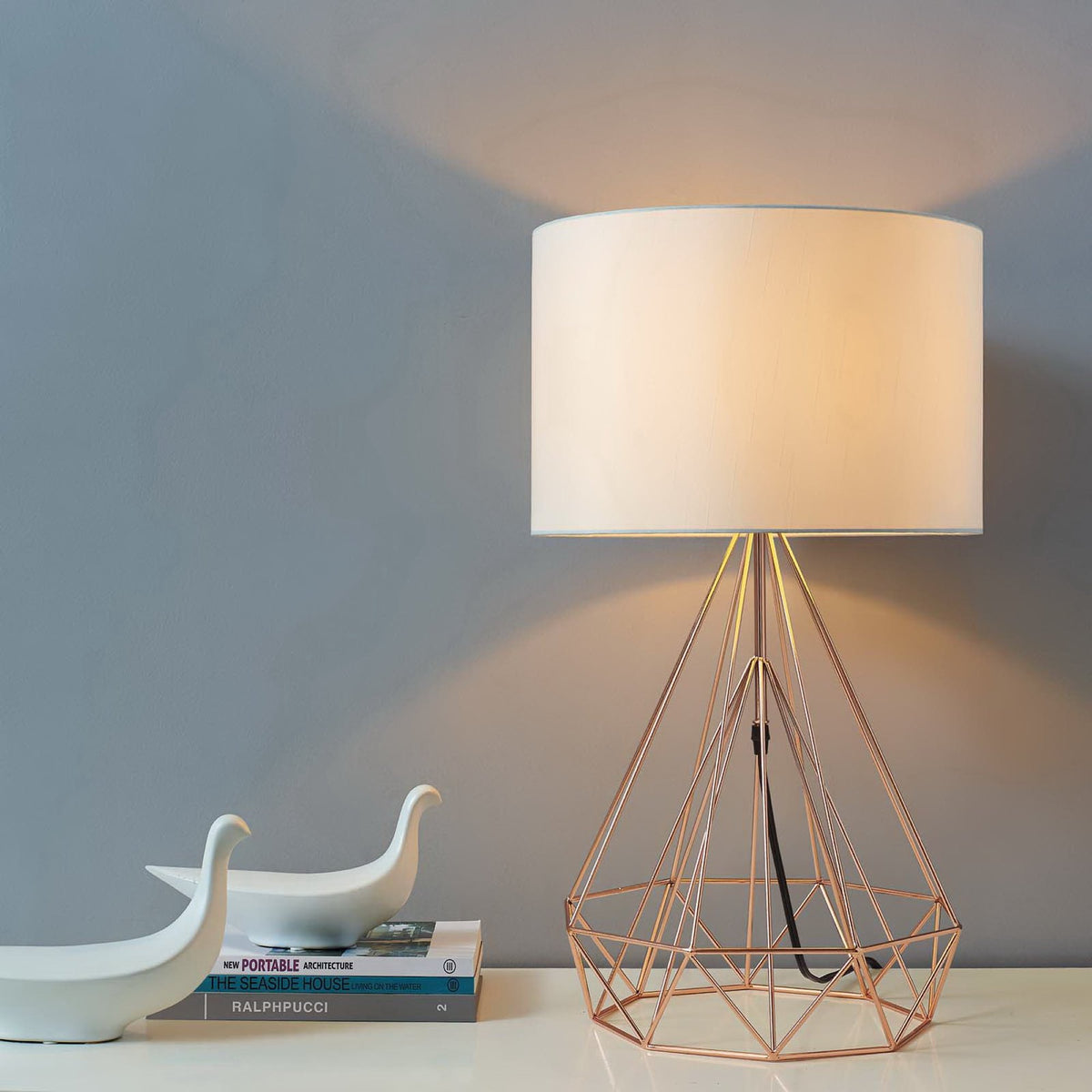 Precious Rose Gold Table Lamp - Additional View