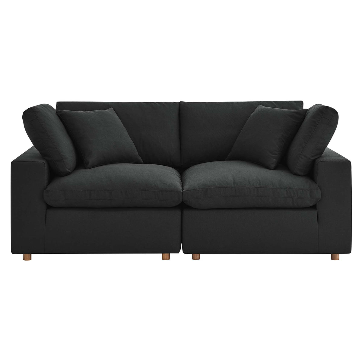 Commix 2 Piece Down Filled Overstuffed Sectional Sofa Set - Additional View