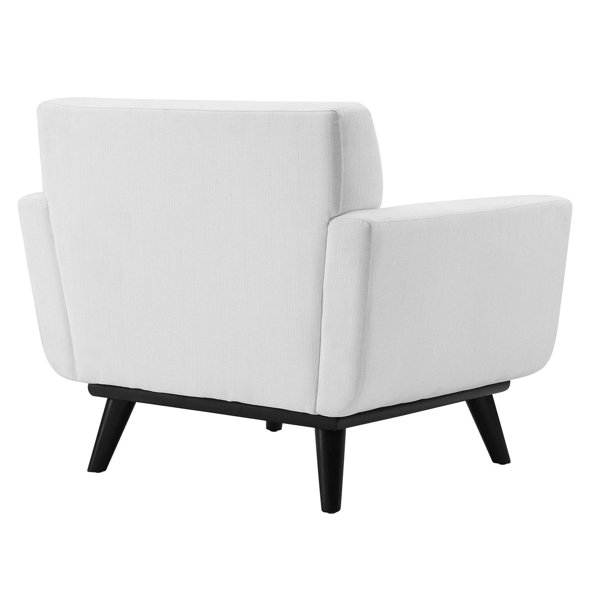 Engage Channel Tufted Fabric Armchair - Additional View