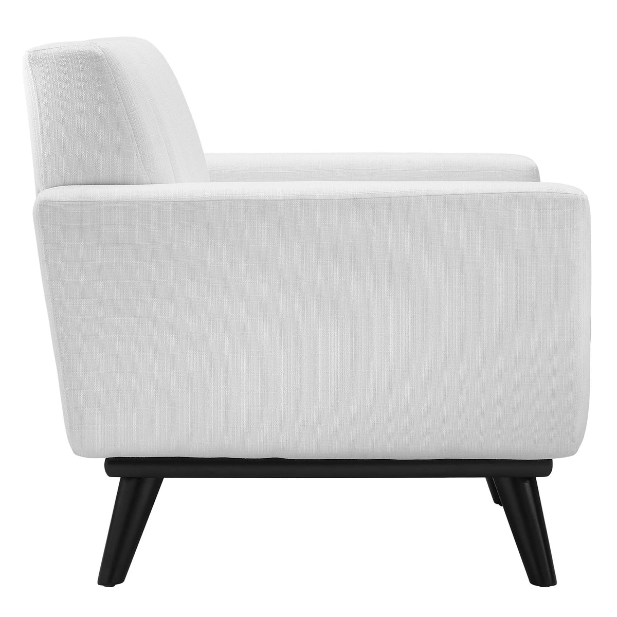 Engage Channel Tufted Fabric Armchair - Additional View