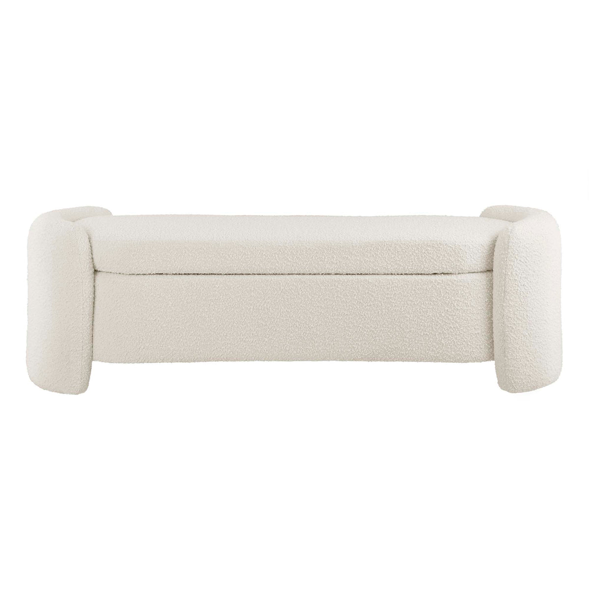 Nebula Boucle Upholstered Bench - Additional View