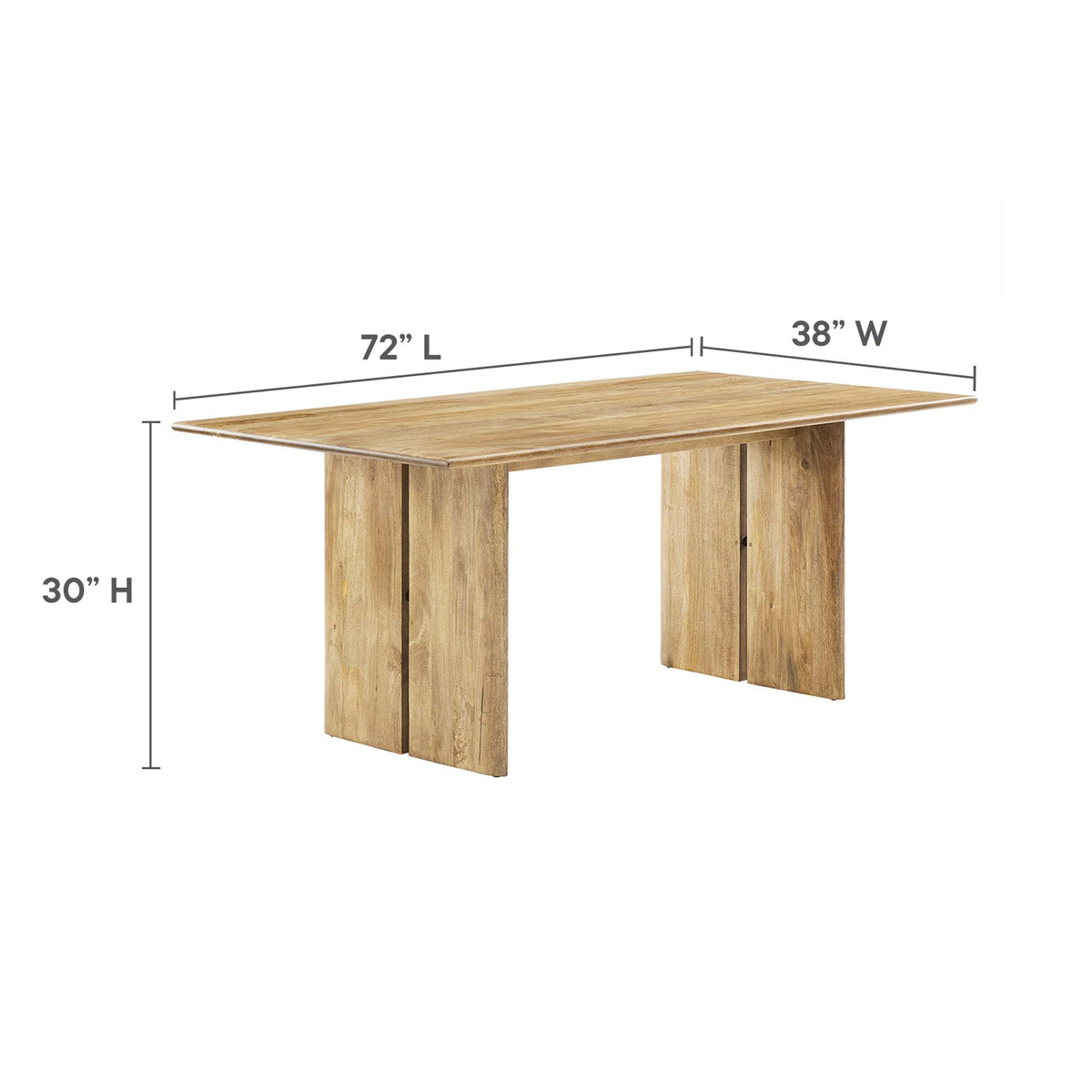 Amistad 72" Dining Table - Additional View