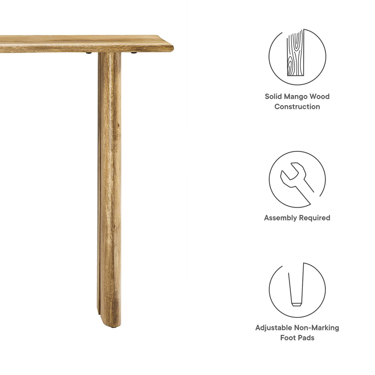 Amistad Wood Console Table - Additional View