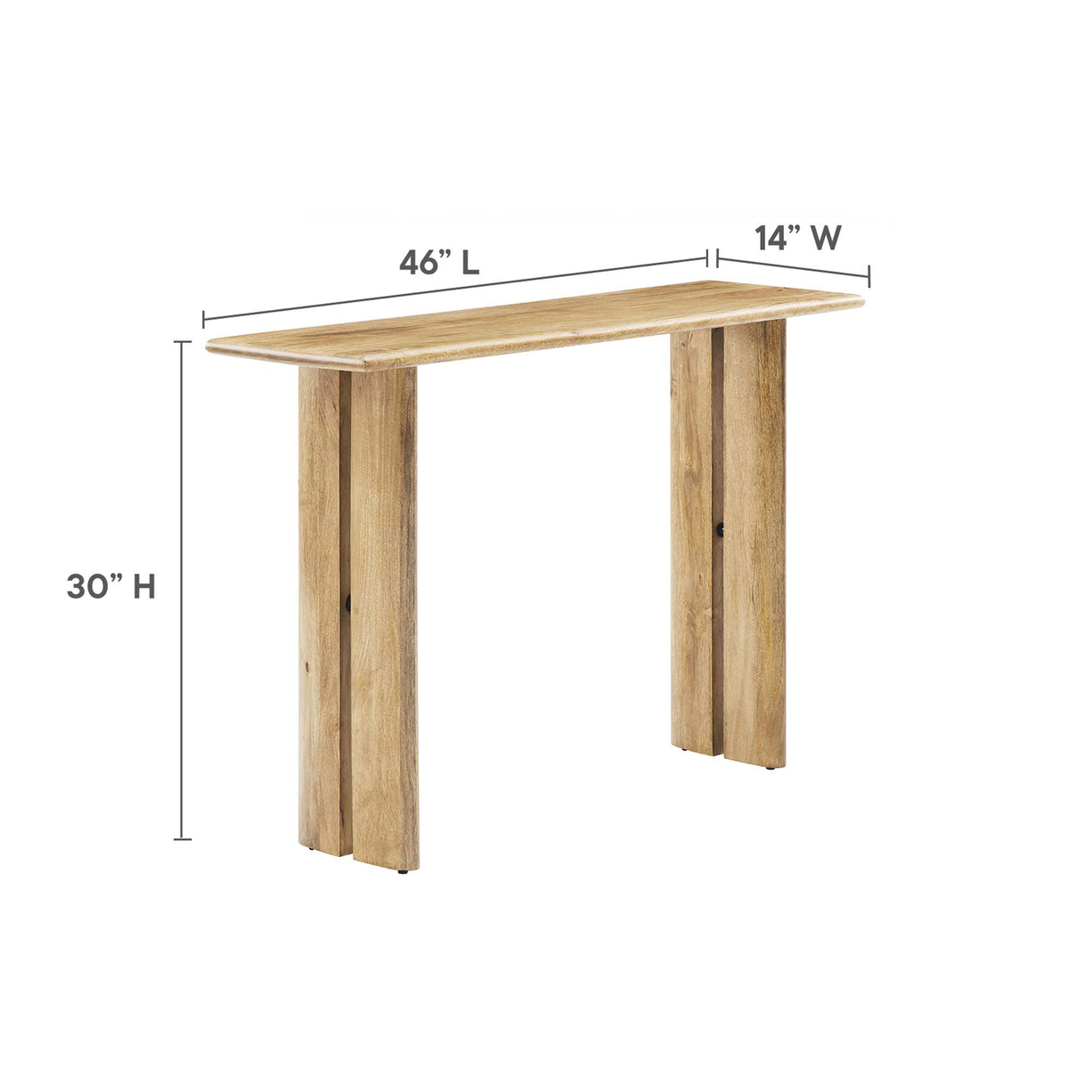 Amistad Wood Console Table - Additional View