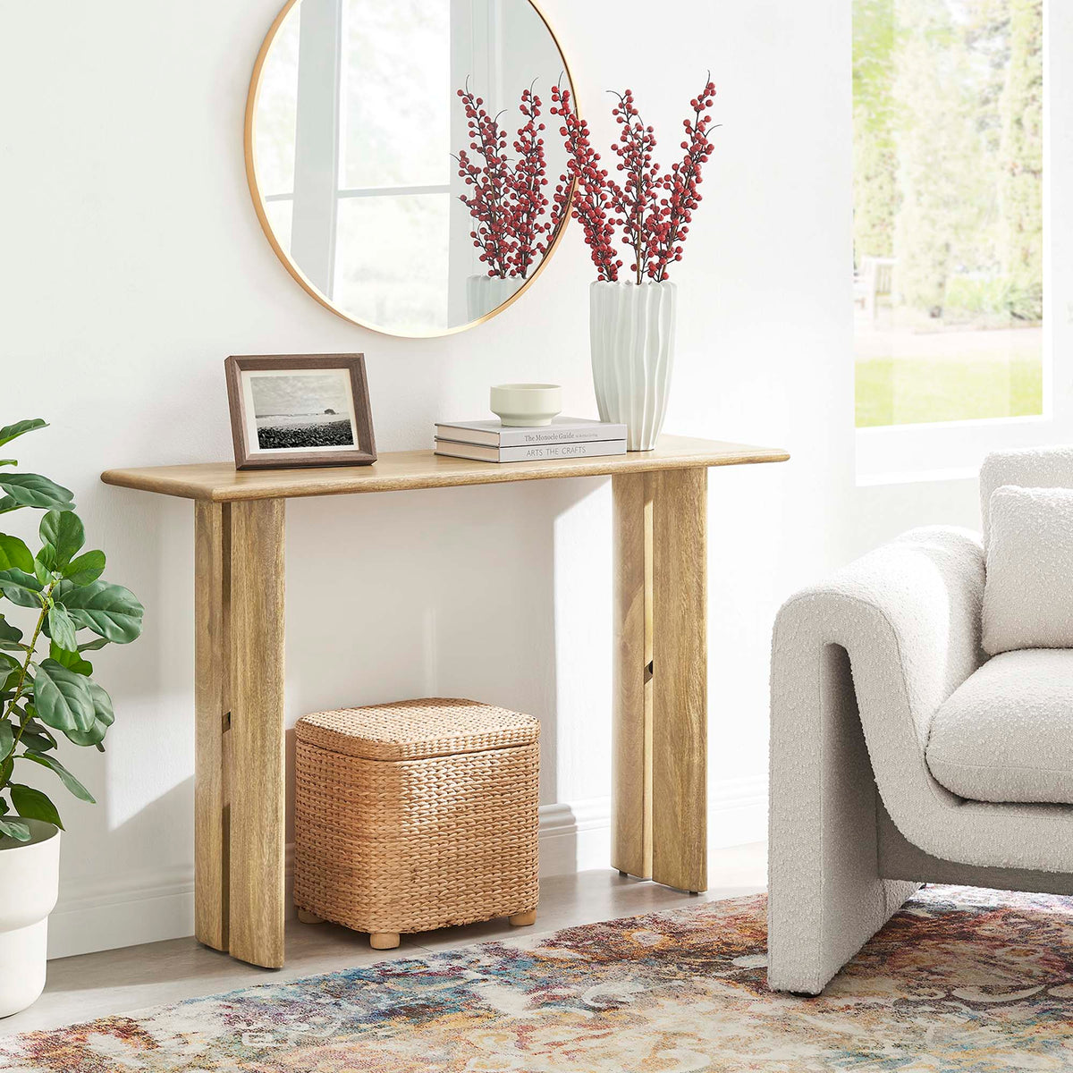 Amistad Wood Console Table - Additional View