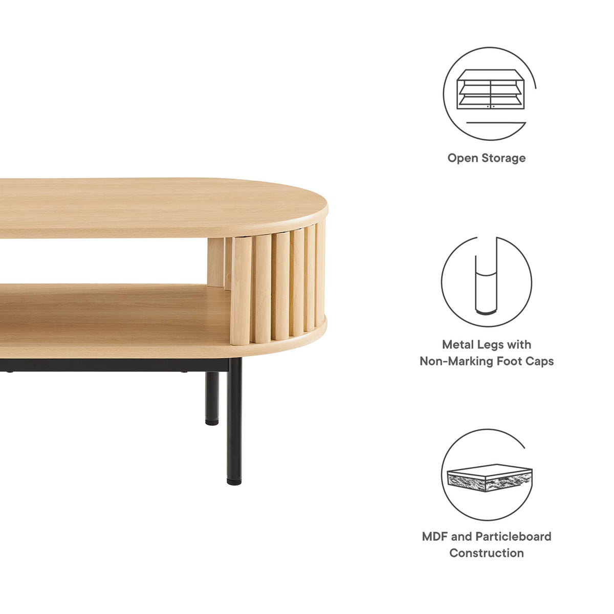 Fortitude Wood Coffee Table - Additional View