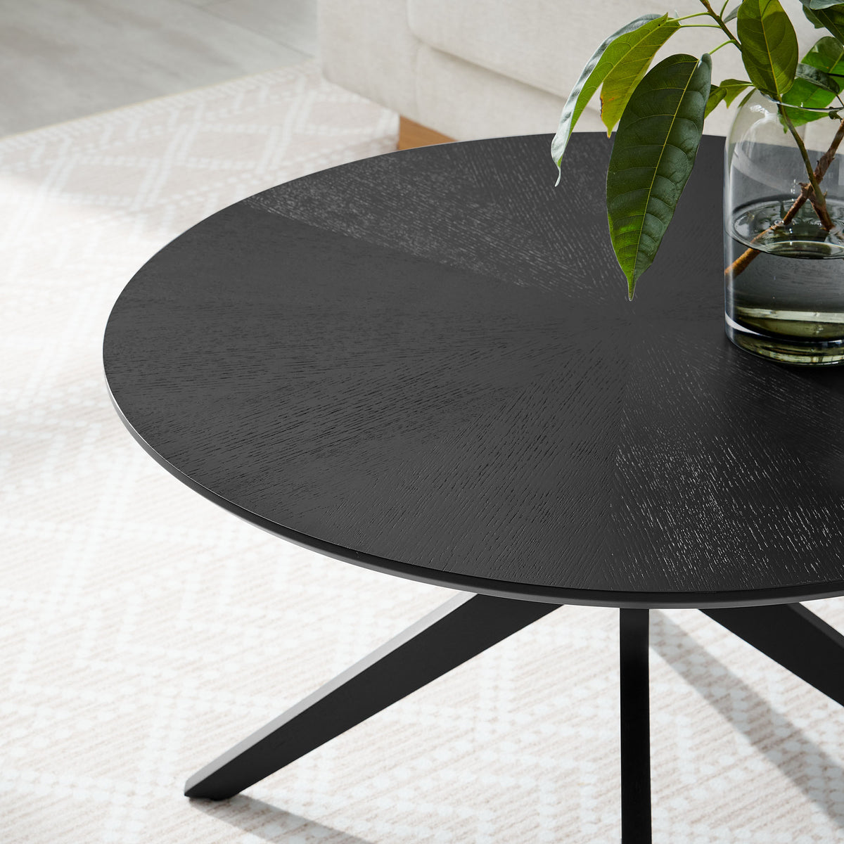 Crossroads Round Wood Coffee Table - Additional View