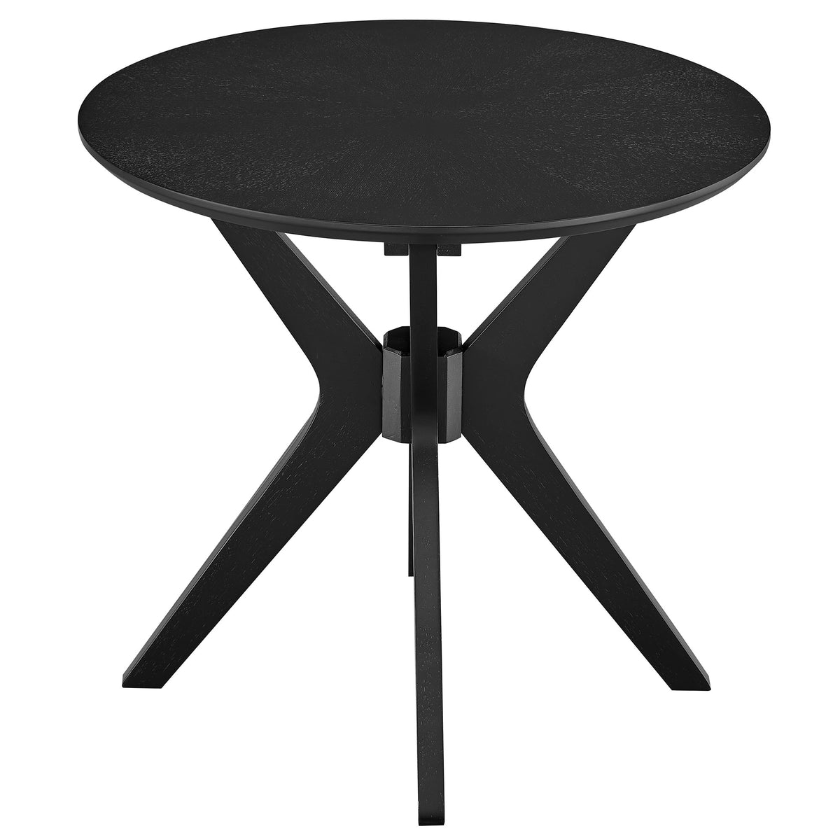 Crossroads 24" Round Wood Side Table - Additional View