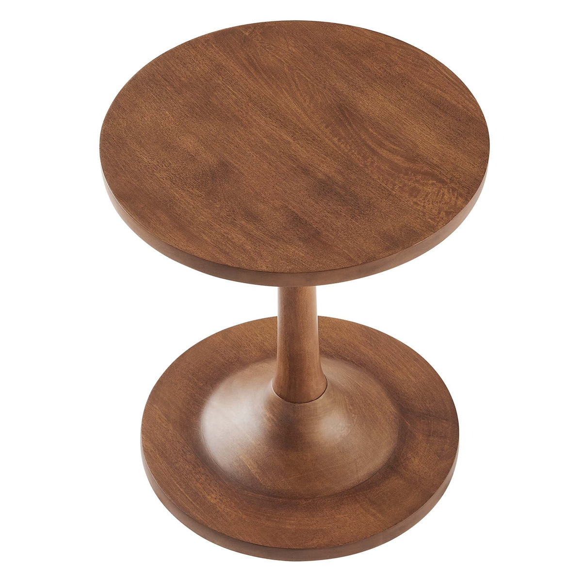 Lina Round Wood Side Table - Additional View