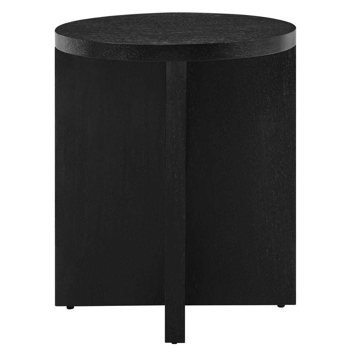 Silas Round Wood Side Table - Additional View