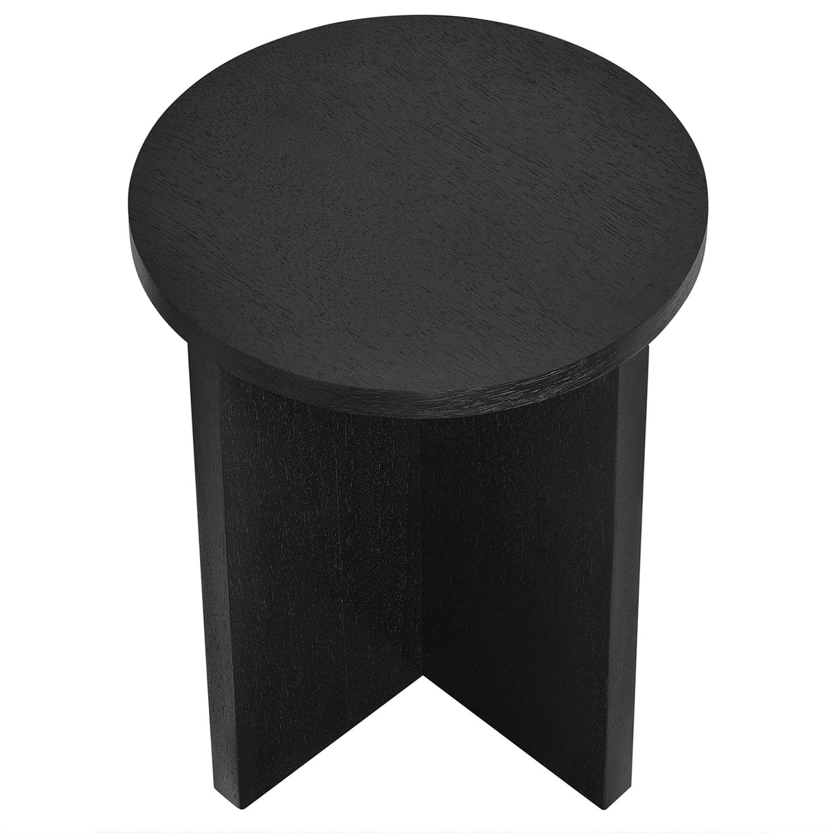 Silas Round Wood Side Table - Additional View