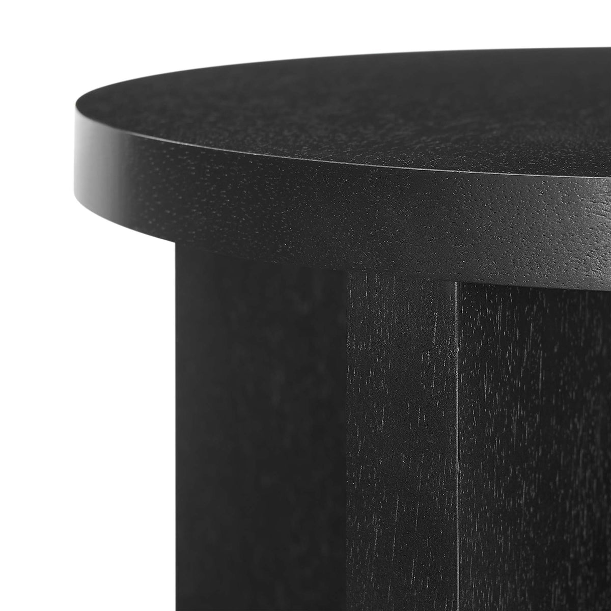 Silas Round Wood Side Table - Additional View