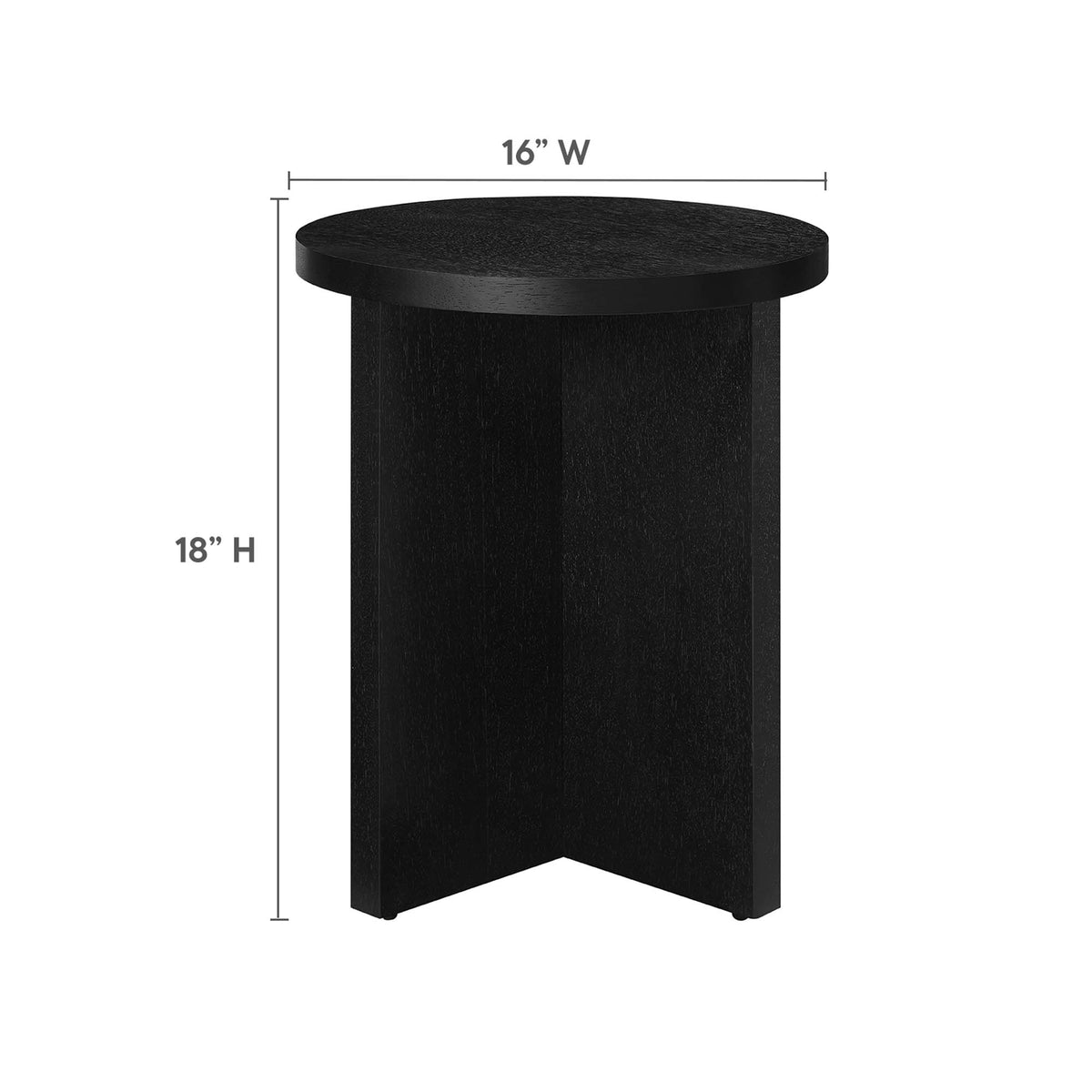 Silas Round Wood Side Table - Additional View