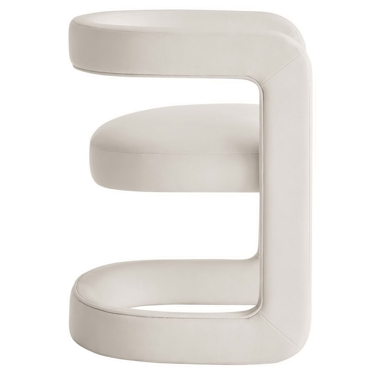Winslow Performance Velvet Barrel Accent Chair - Additional View