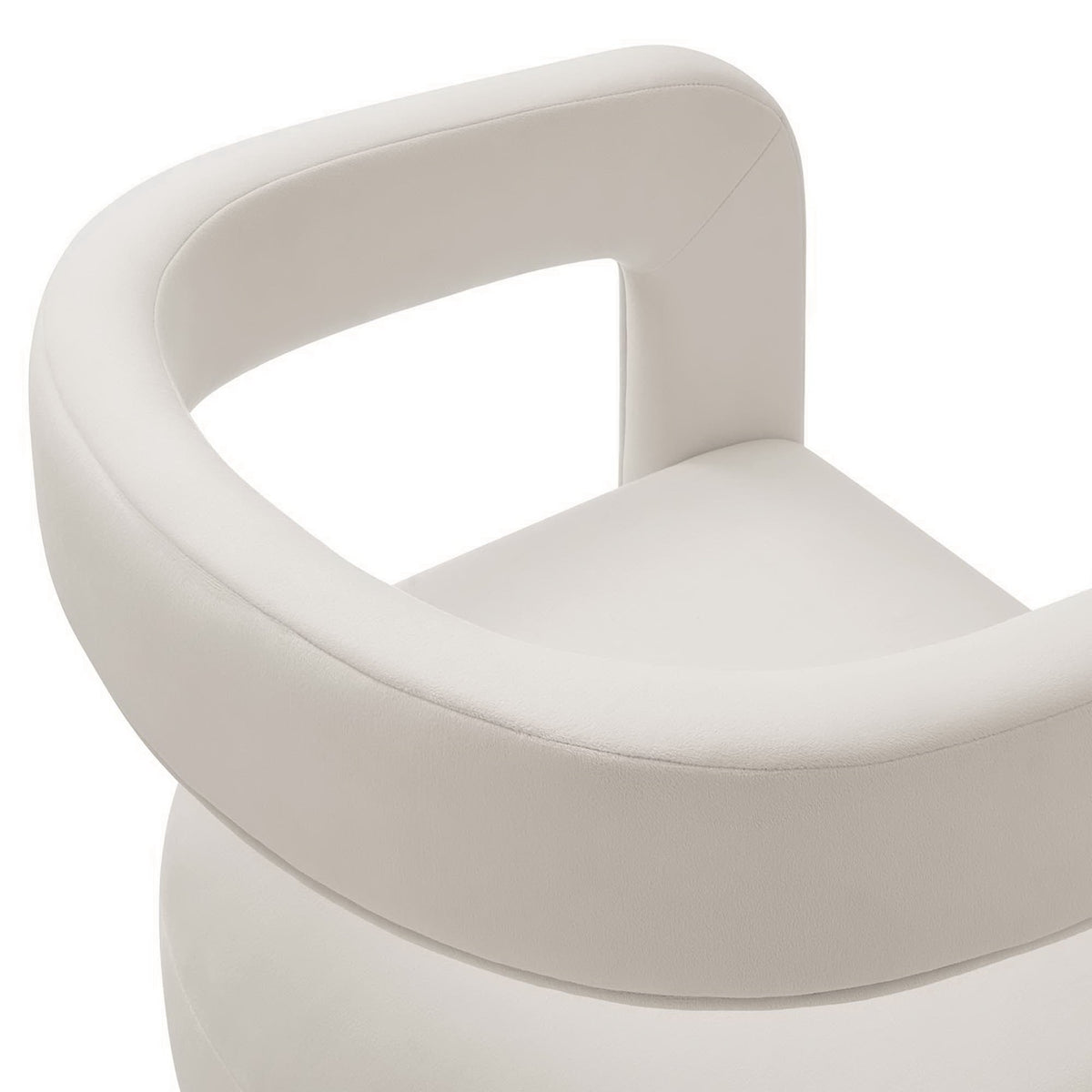 Winslow Performance Velvet Barrel Accent Chair - Additional View