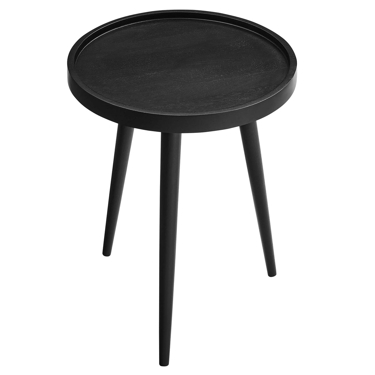 Chiro Round Wood Side Table - Additional View