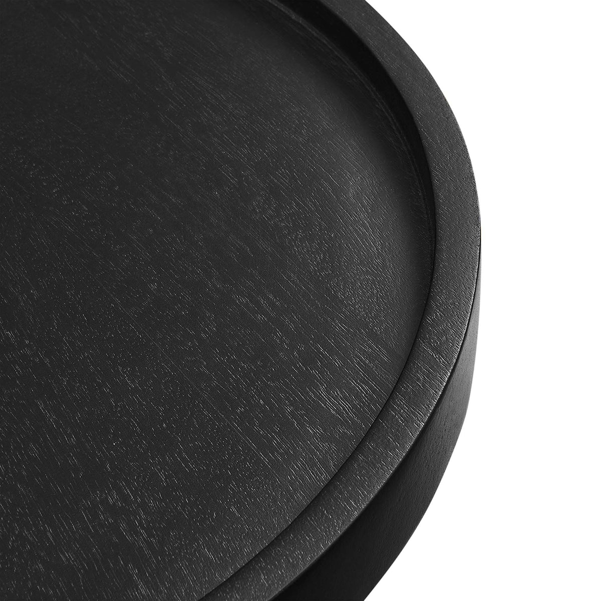 Chiro Round Wood Side Table - Additional View