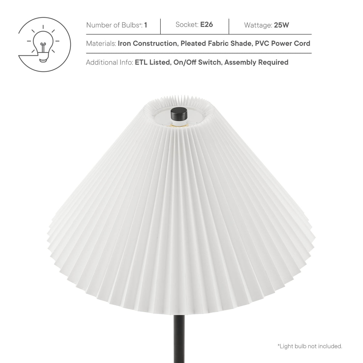 Illusion Marble Dome Floor Lamp - Additional View