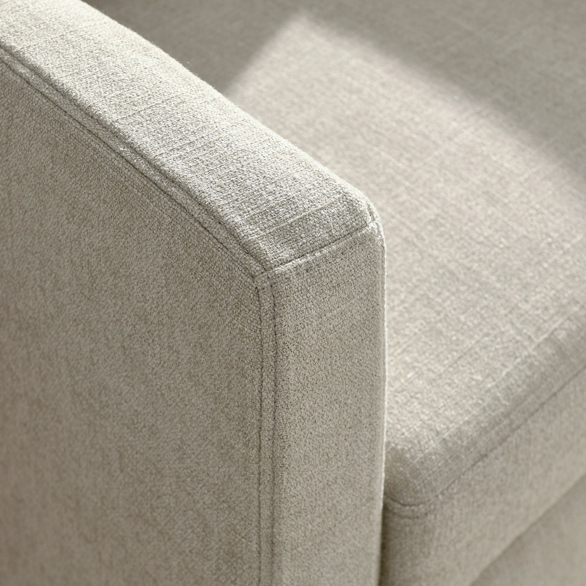 Serene Fabric Slipcovered Swivel Armchair - Additional View