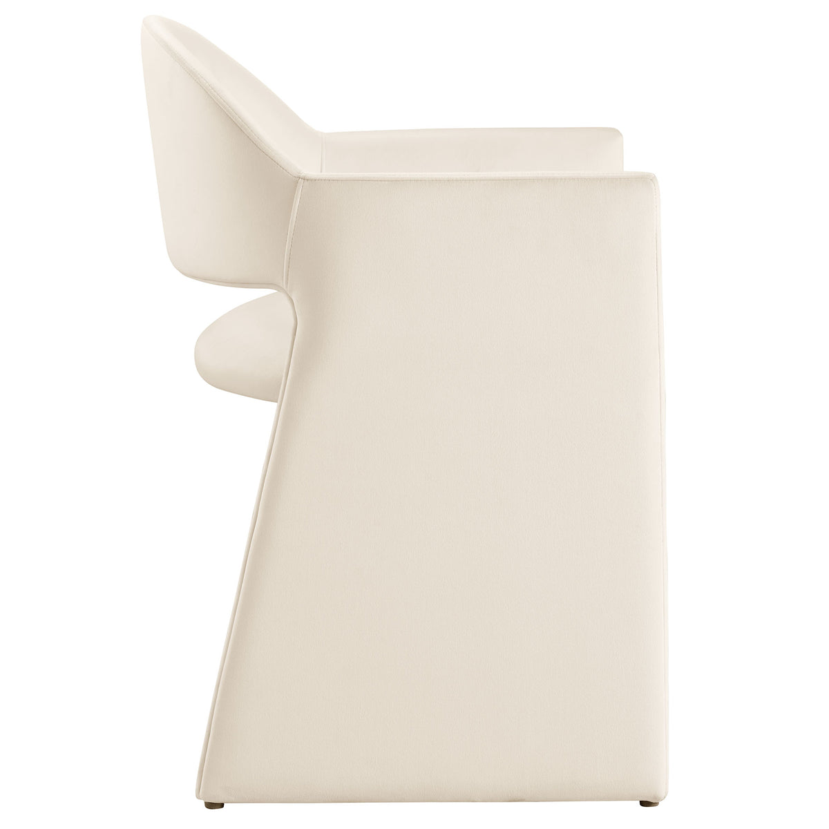 Talia Performance Velvet Dining Armchair - Additional View