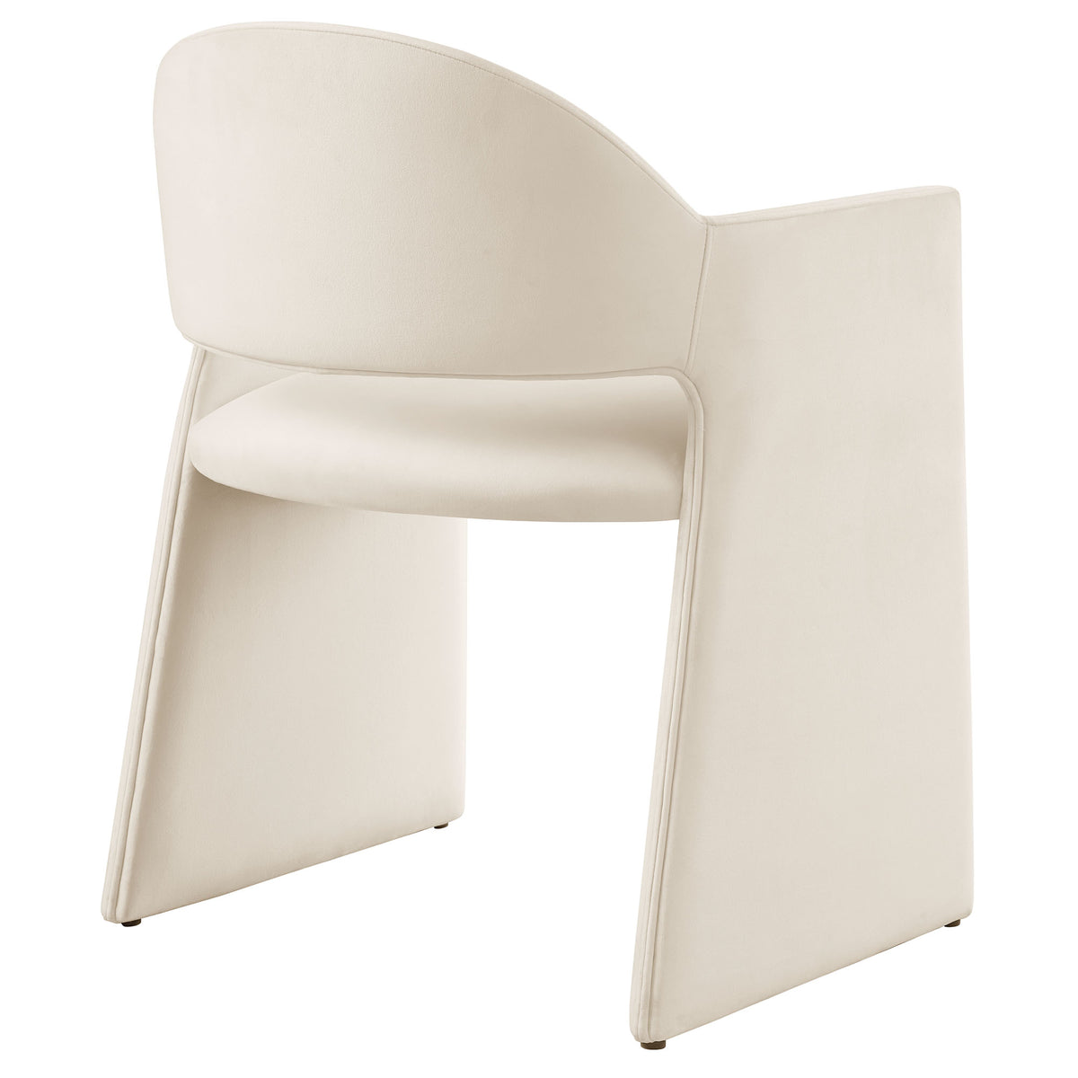 Talia Performance Velvet Dining Armchair - Additional View