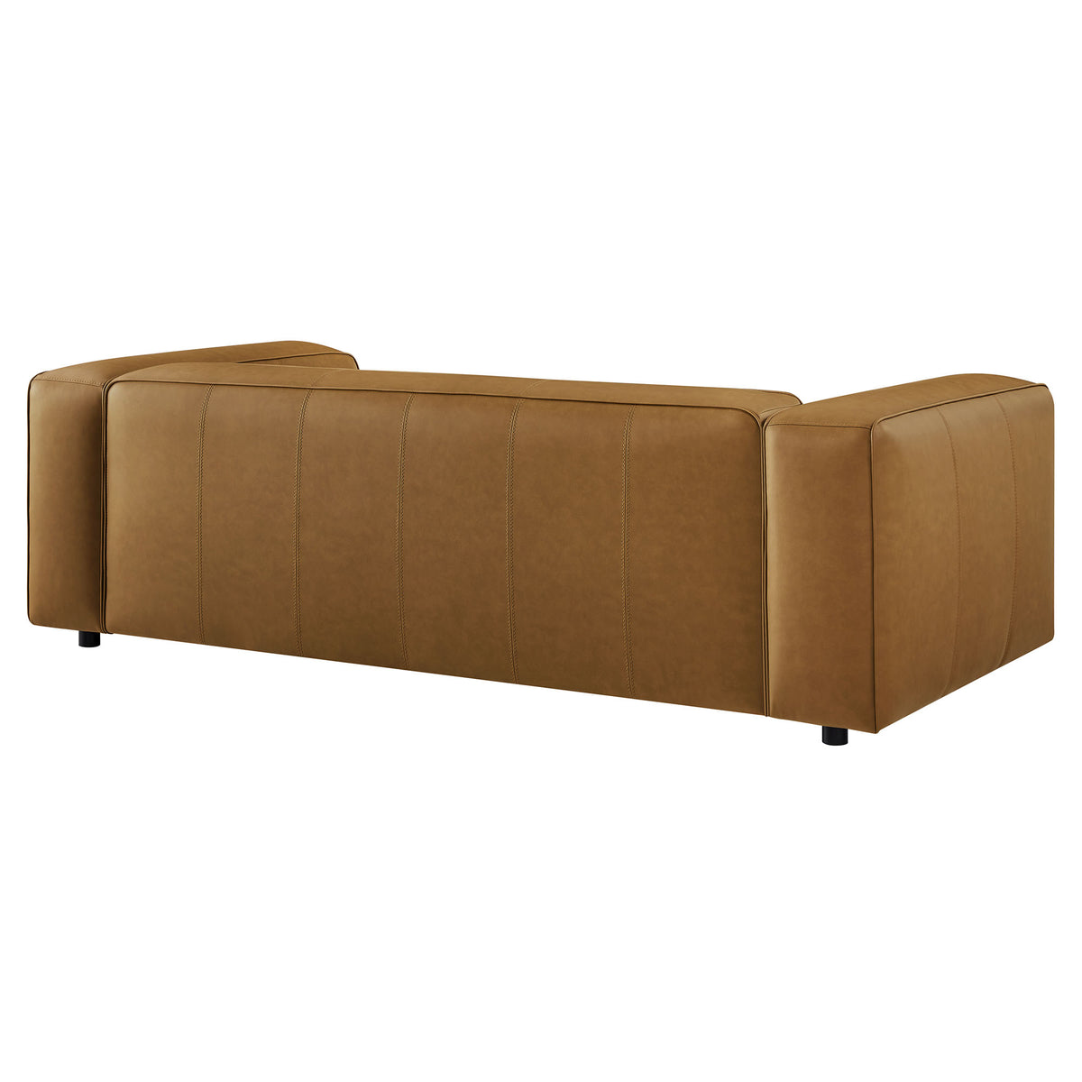 Auren Upholstered Vegan Leather Sofa - Additional View