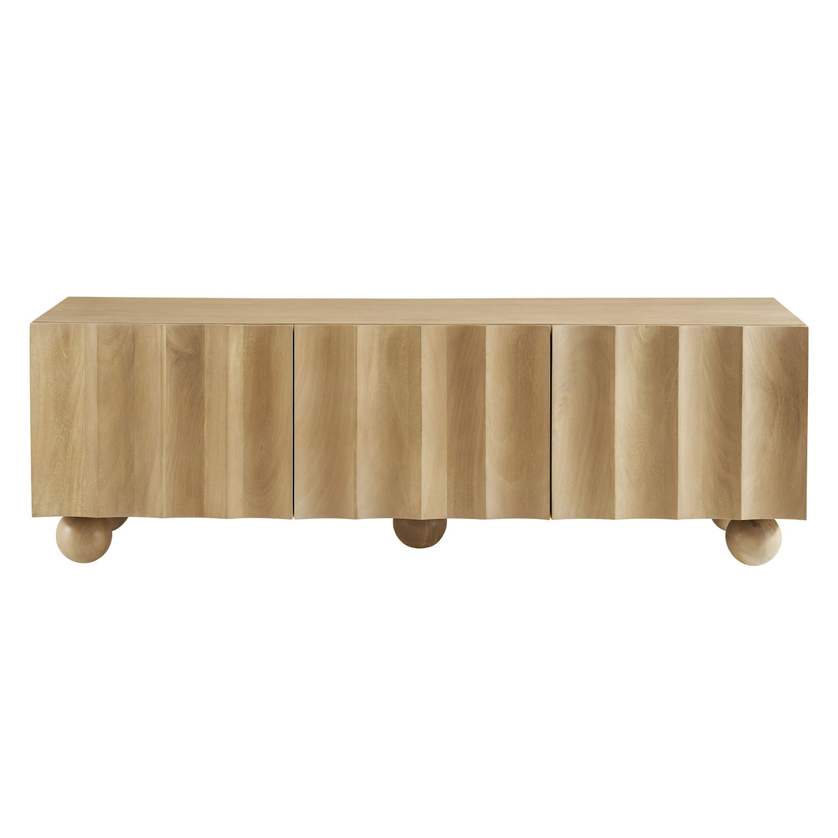 Sorren Scalloped 54" Wood TV Stand - Additional View