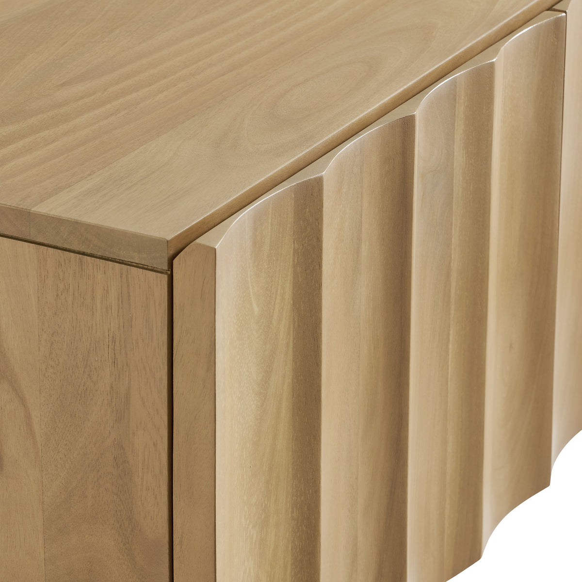 Sorren Scalloped 54" Wood TV Stand - Additional View