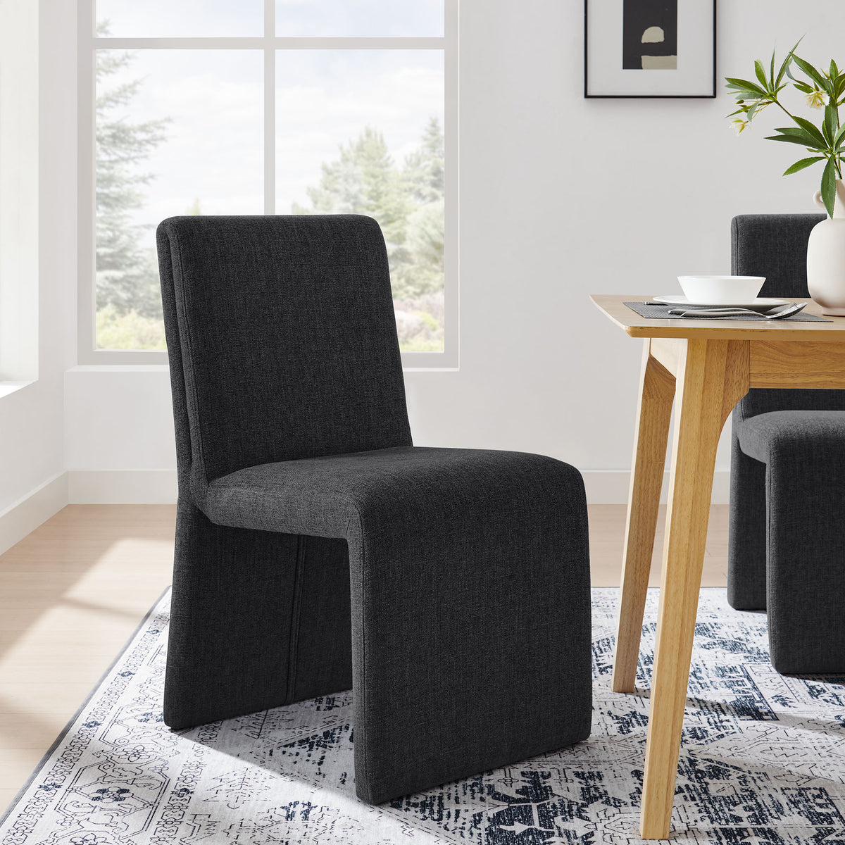 Emory Fabric Upholstered Dining Side Chair - Additional View