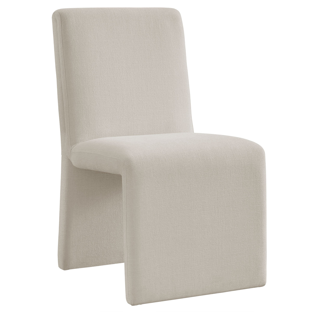 Emory Fabric Upholstered Dining Side Chair - Salt