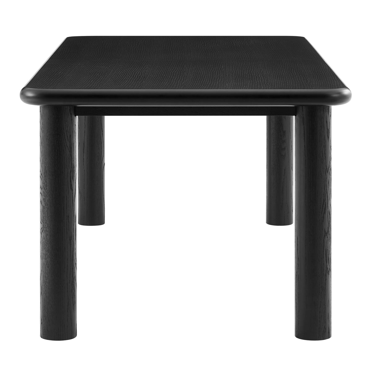 Alvia 86"-105" Extendable Rectangular Oak Wood Dining Table - Additional View