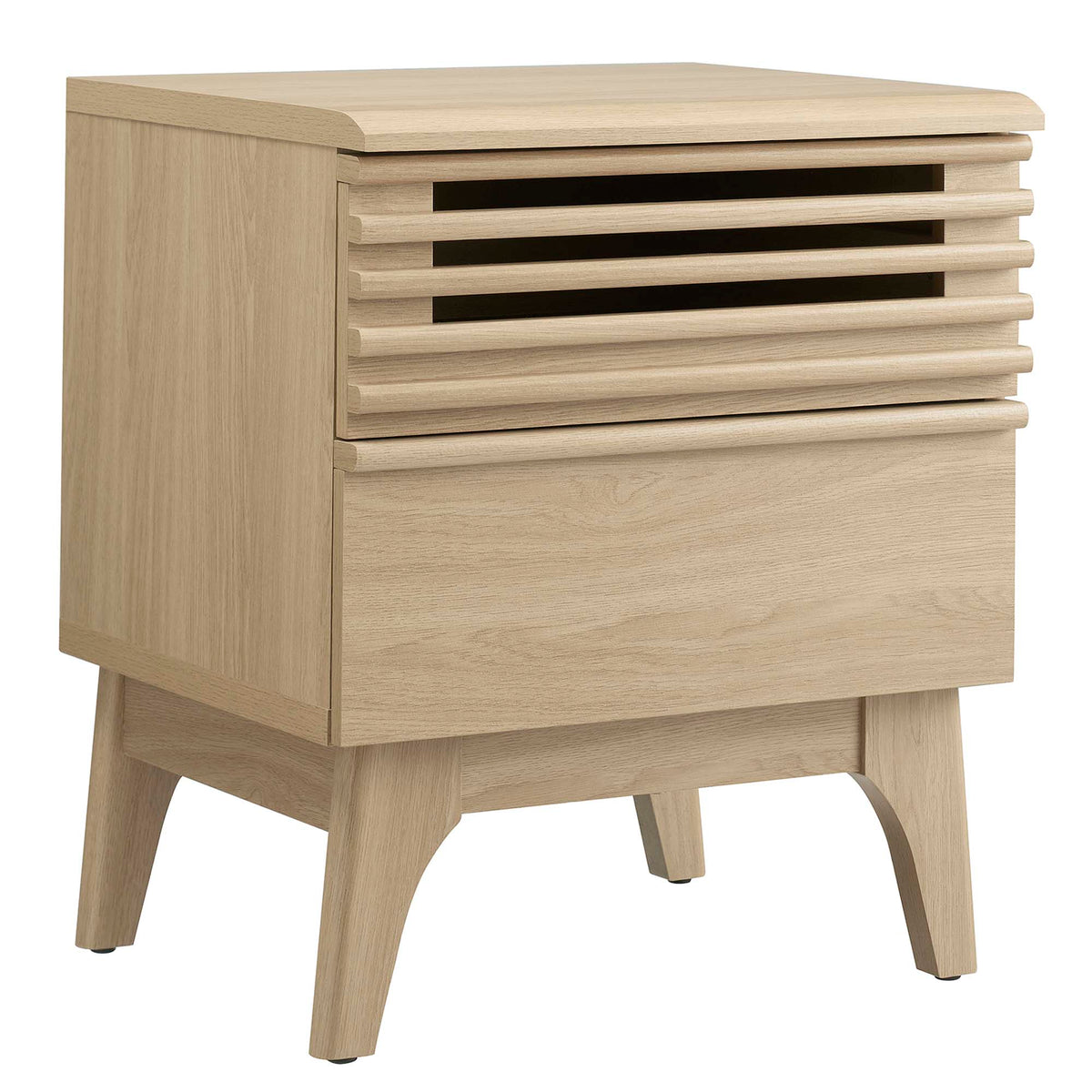 Render Nightstand - Oak