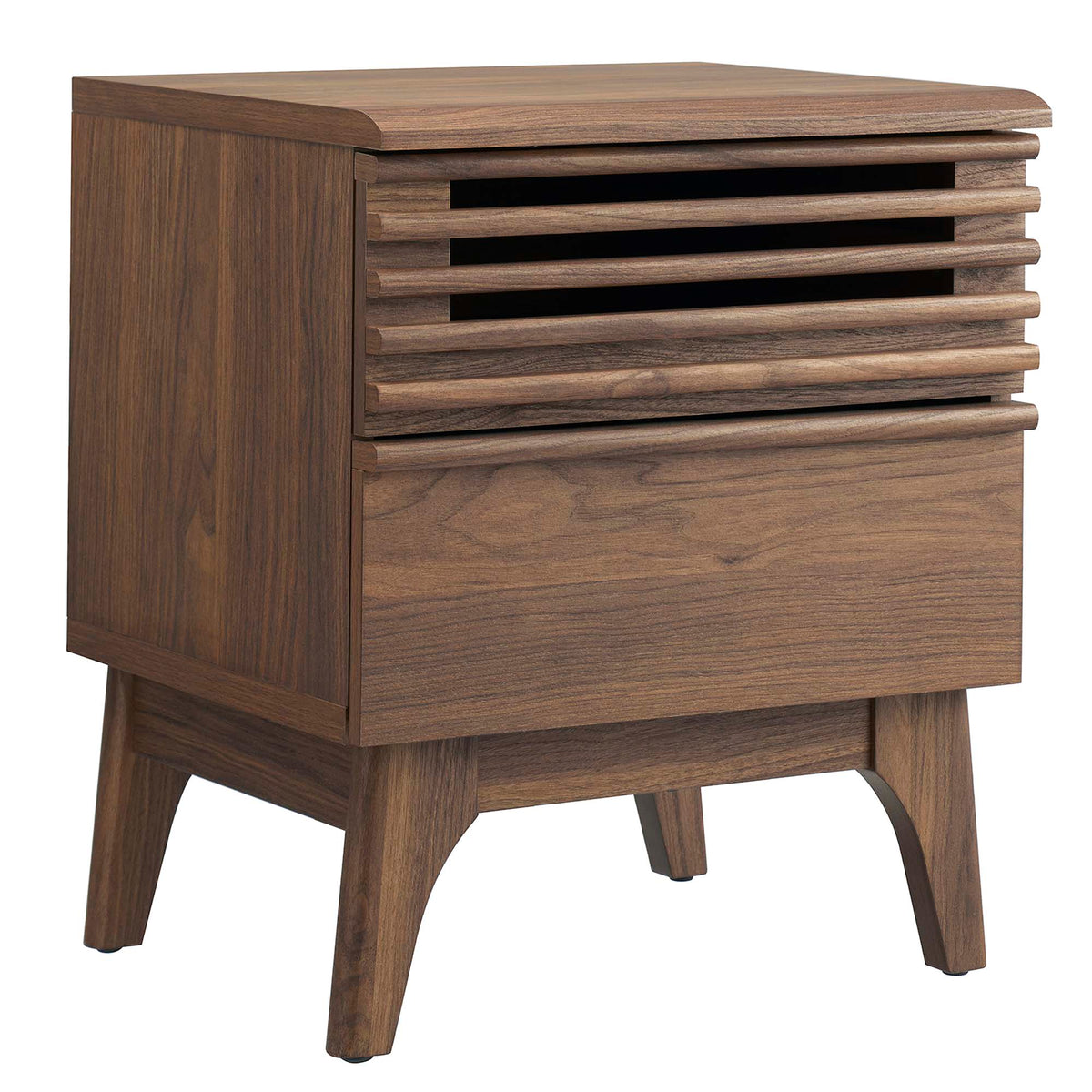 Render Nightstand - Walnut