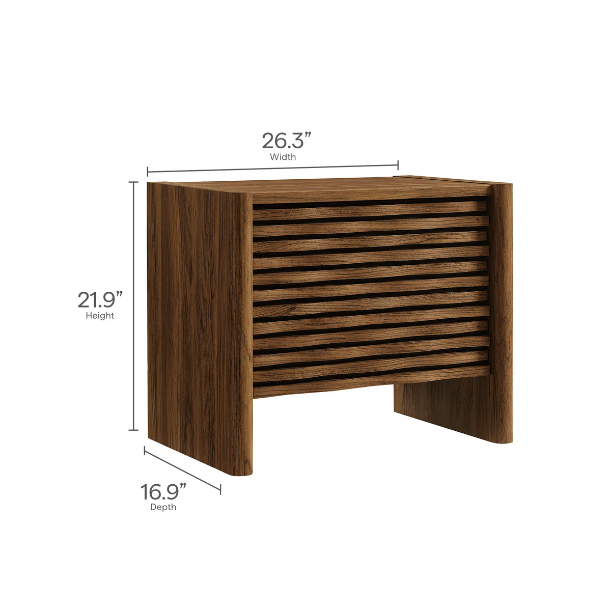 Emric Wave Nightstand - Additional View