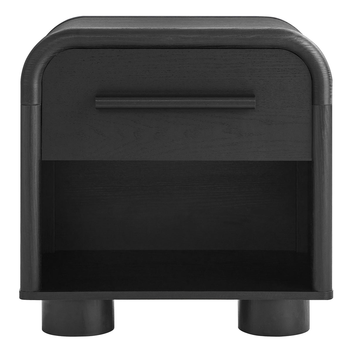 Bellamy Curved 1-Drawer Nightstand - Additional View