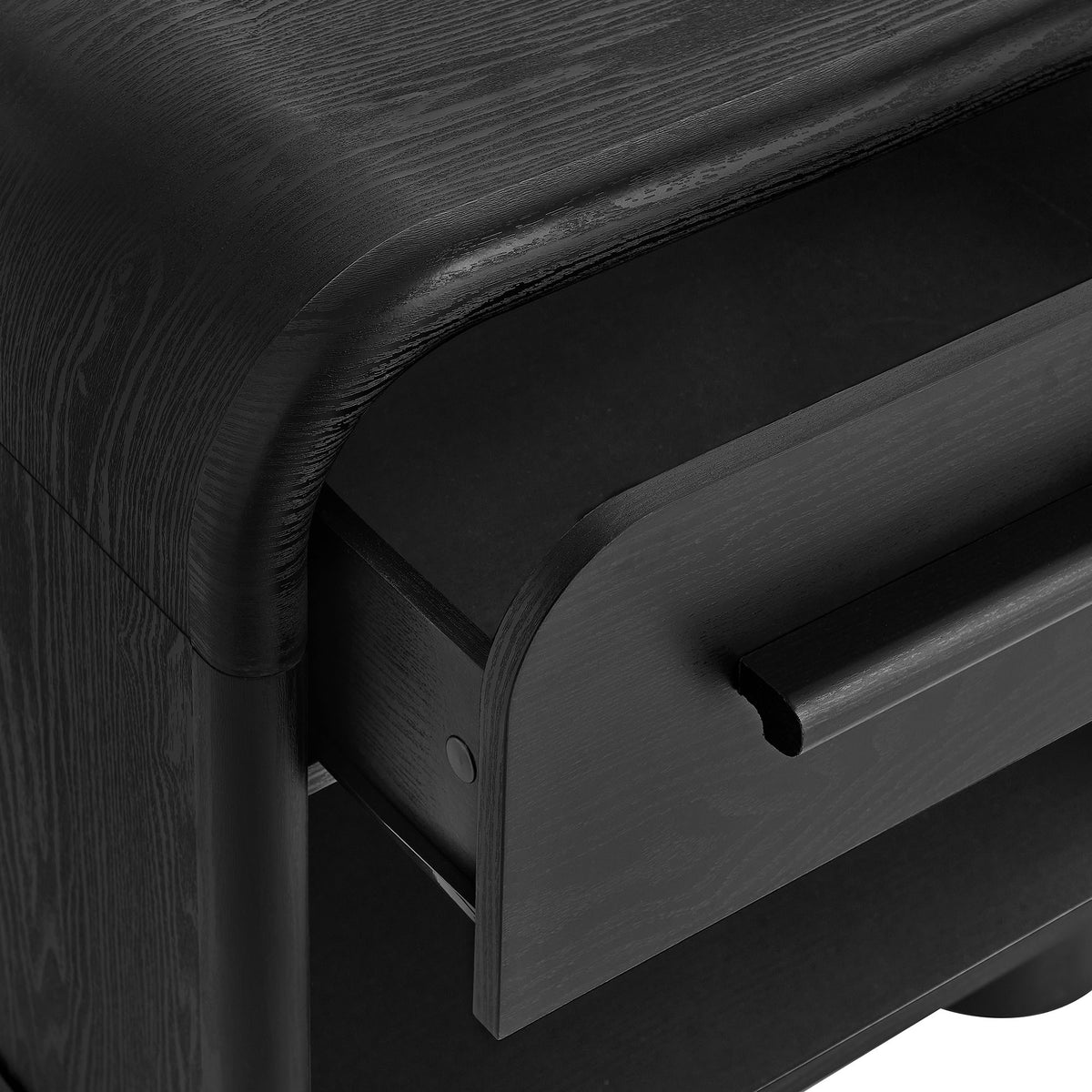 Bellamy Curved 1-Drawer Nightstand - Additional View
