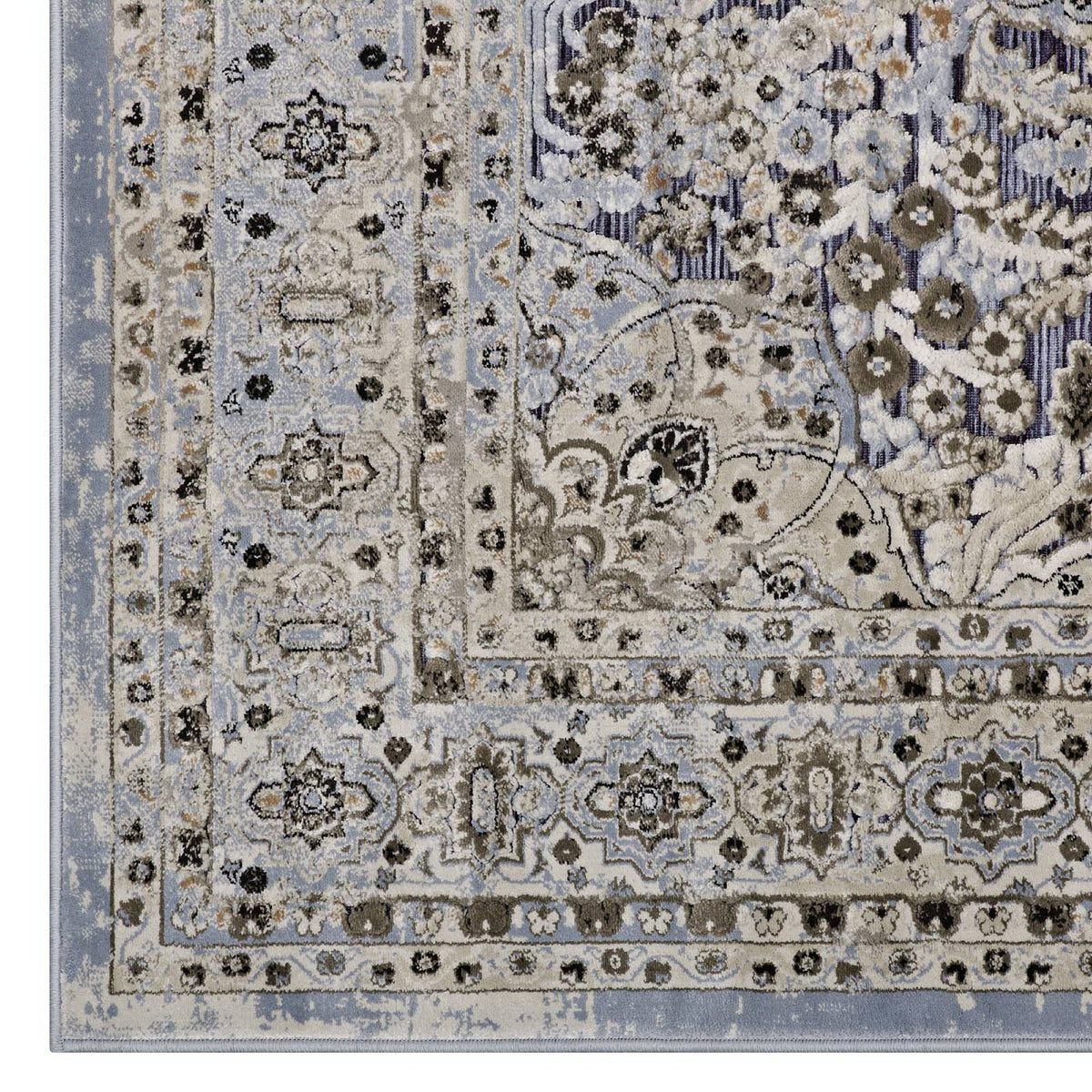 Elqenna Ornate Vintage Floral Turkish 5x8 Area Rug - Additional View
